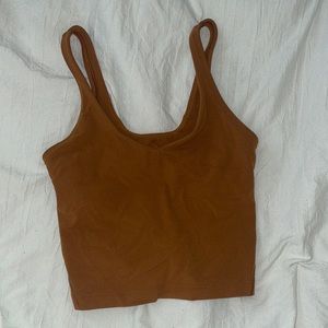 Lulu lemon size 0 roasted brown align tank